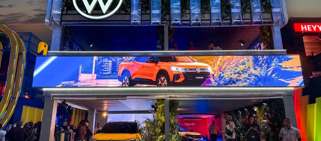 Volkswagen no Rock in Rio: foto com IA vira GIF do novo Tukan