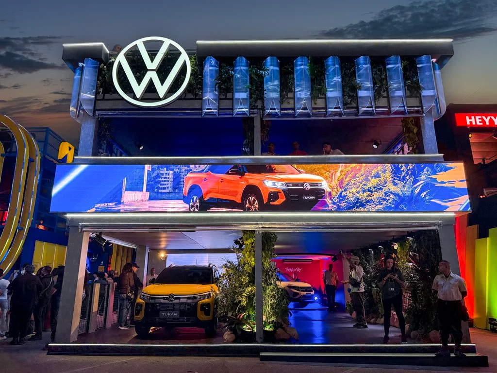 Volkswagen no Rock in Rio: foto com IA vira GIF do novo Tukan